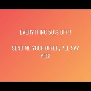 In honor of Veterans Day, everything 50% off!!